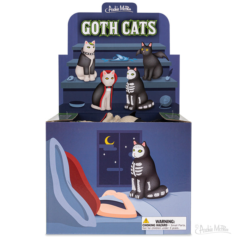 Display box of Goth Cats