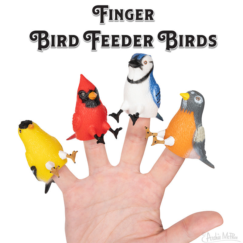 Finger Bird Feeder Birds